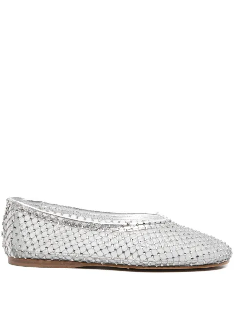 Forte Forte crystal-mesh ballet flats