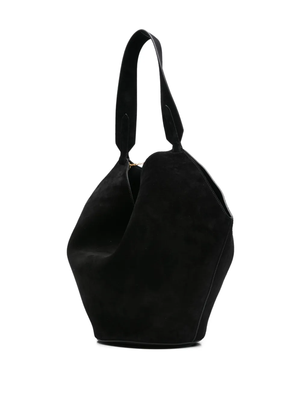 KHAITE Lotus medium shopper Zwart