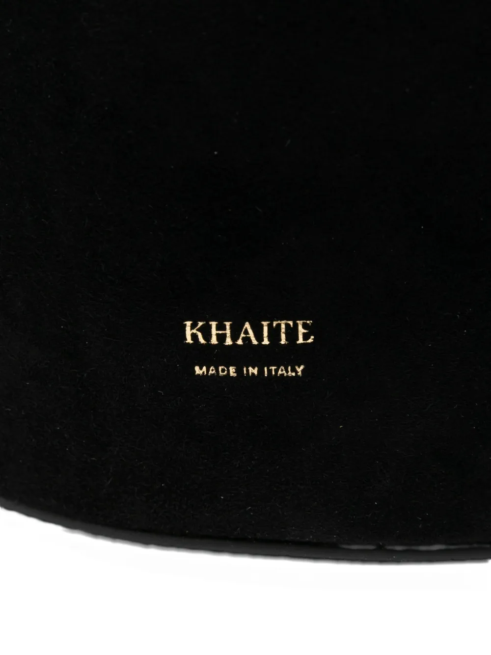 KHAITE Lotus medium shopper Zwart