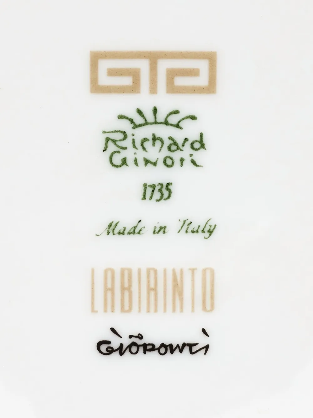 Ginori 1735 Labirinto Cachemire Mug, 12.8 Oz. In Brown