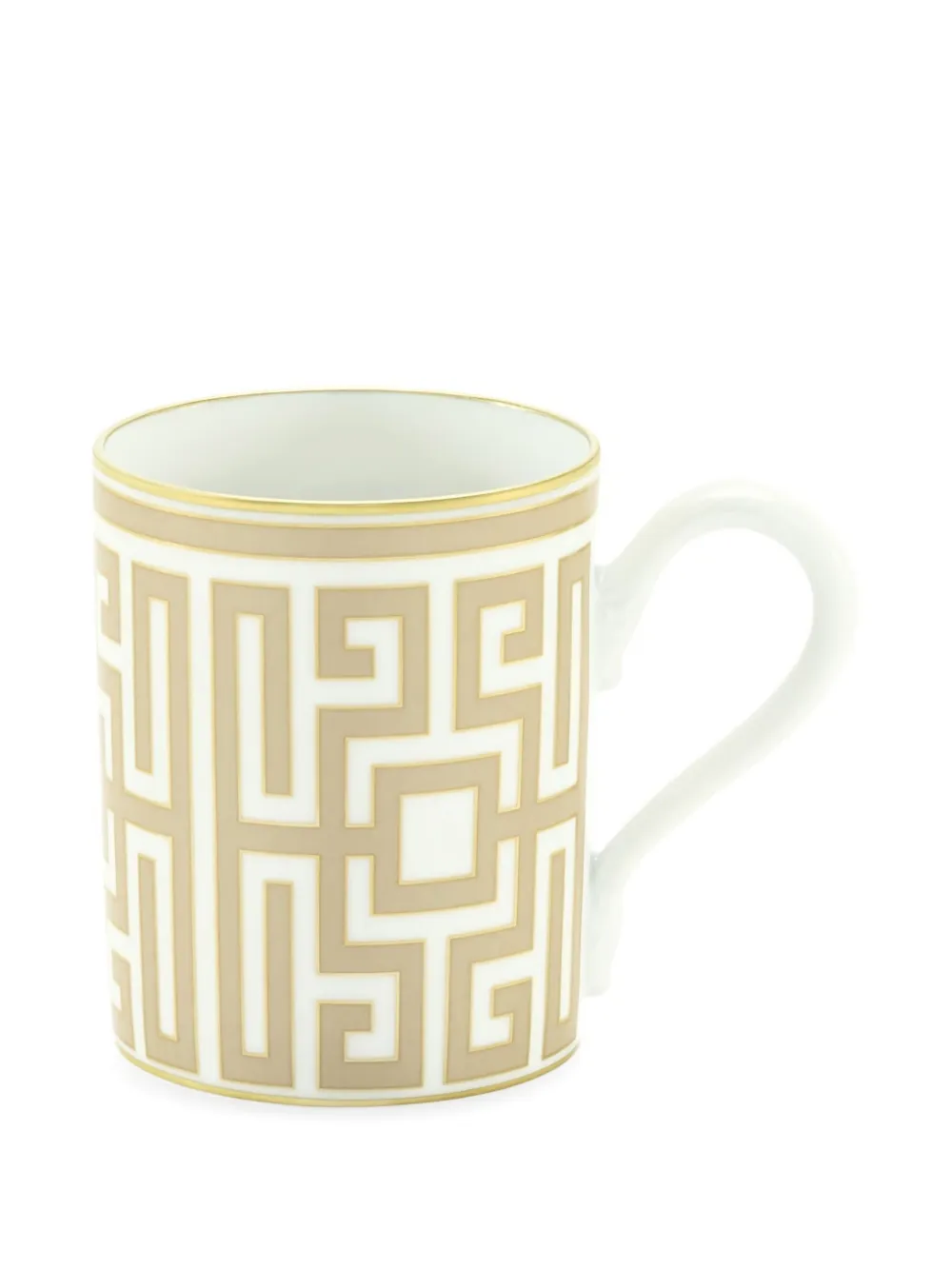 Ginori 1735 Labirinto Cachemire Mug, 12.8 Oz. In Brown