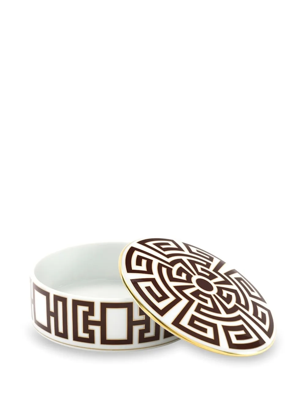 Ginori 1735 Labyrinth Pattern Trinket Box In Pattern