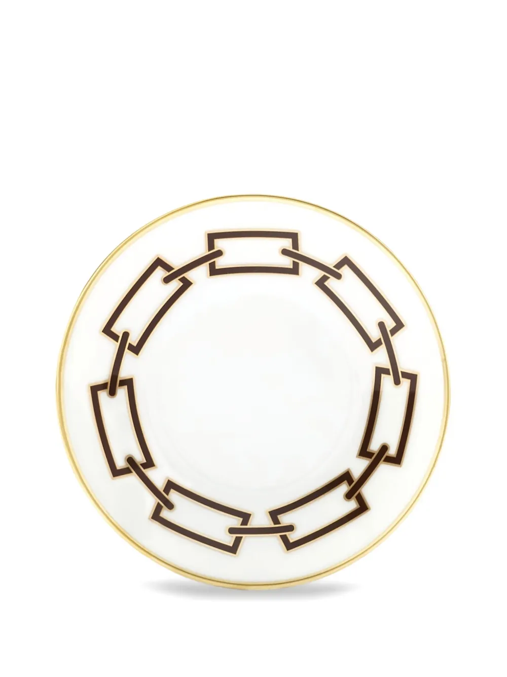 GINORI 1735 chain-link print saucer | White | Image 1