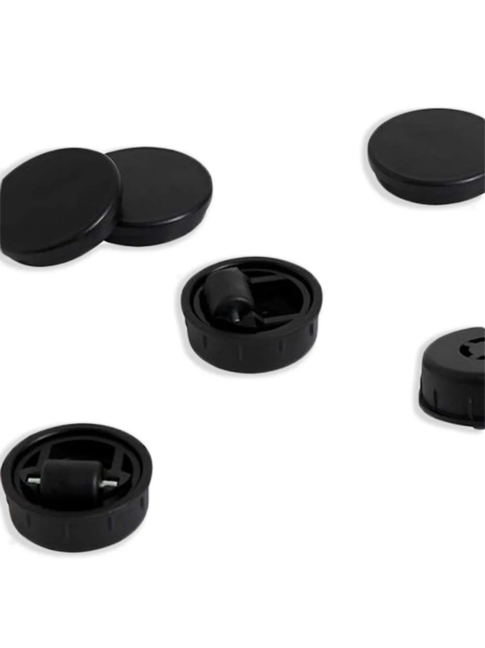 HAY Vier meubelvoetjes - Zwart