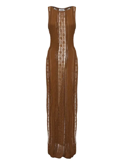 Charo Ruiz Ibiza lace-panelled sleeveless dress