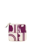 Hermès Pre-Owned 2019 Swift Brides de Gala en Desordre Tattoo Carre Pocket pouch - Purple