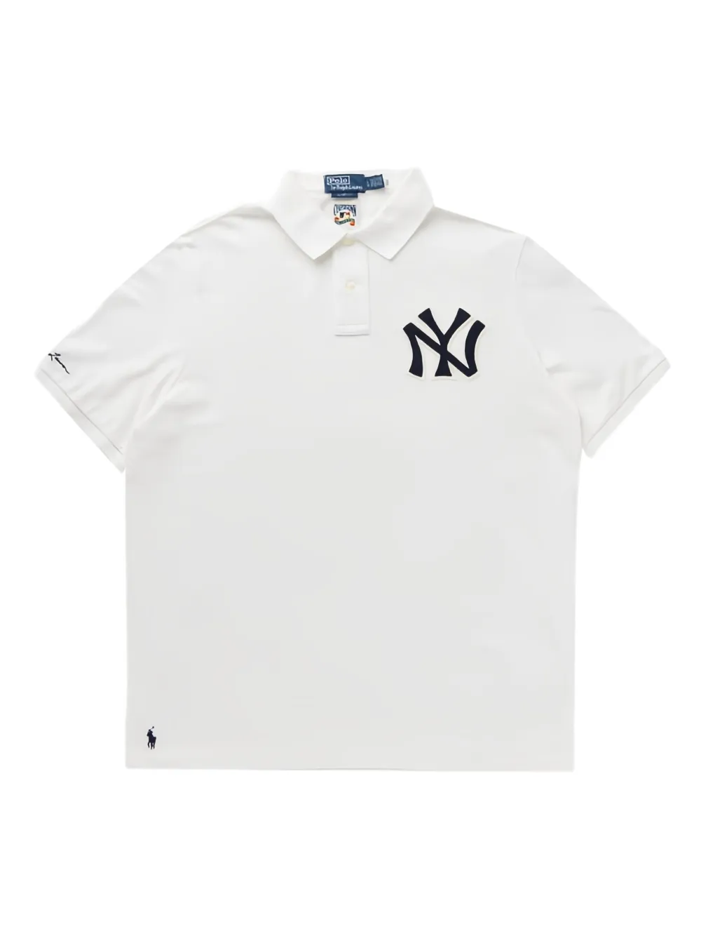 Polo Ralph Lauren x MLB Yankees logo polo shirt | White | Image 1
