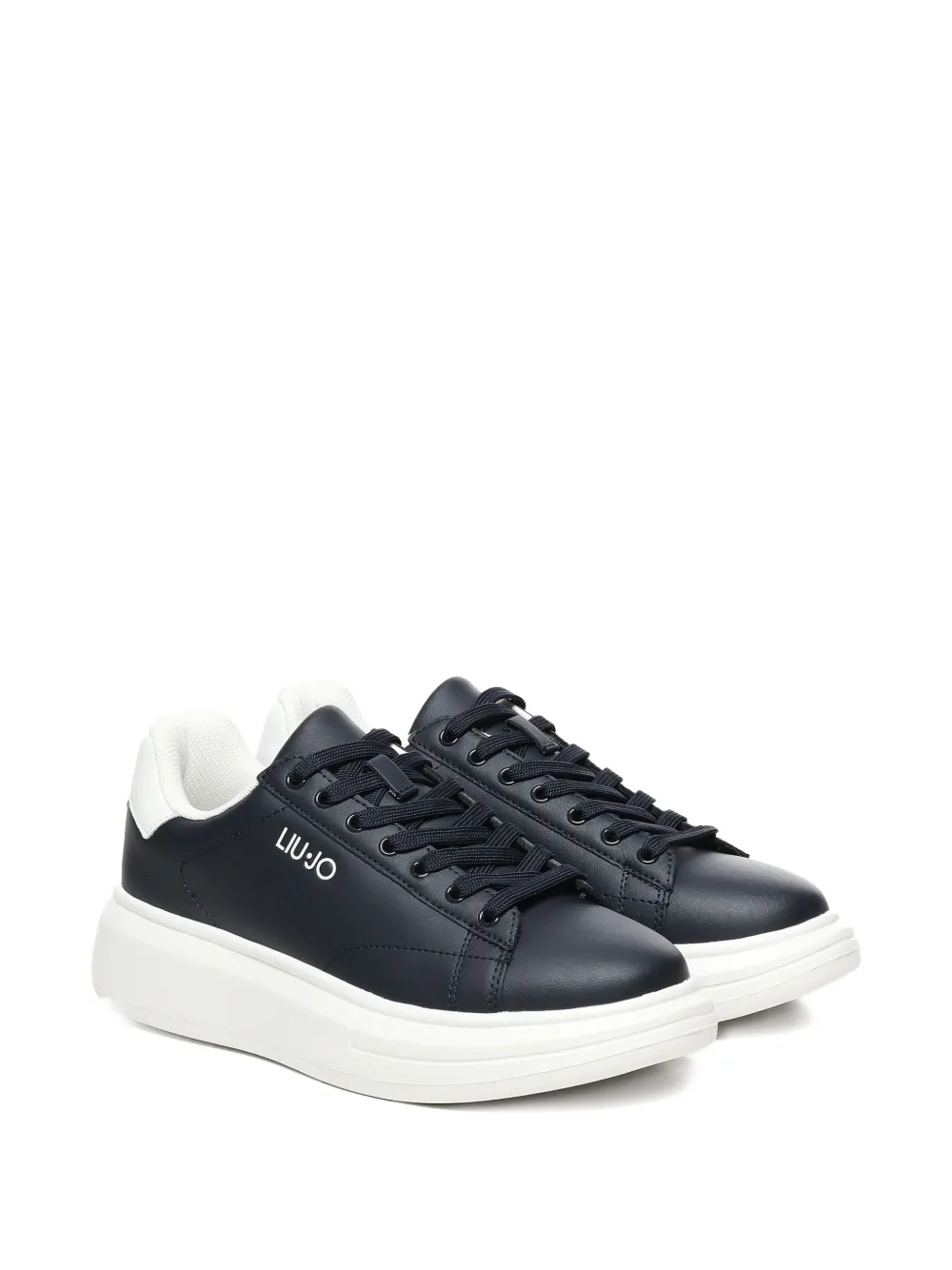 LIU JO lace-up platform low-top sneakers Blue