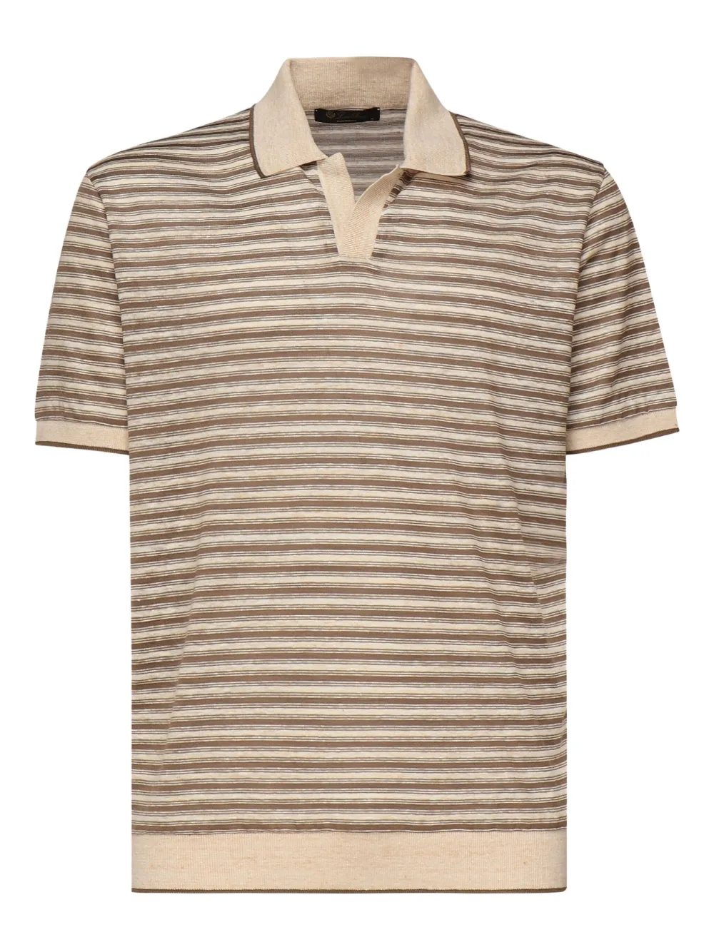 Loro Piana Gestreept poloshirt Beige