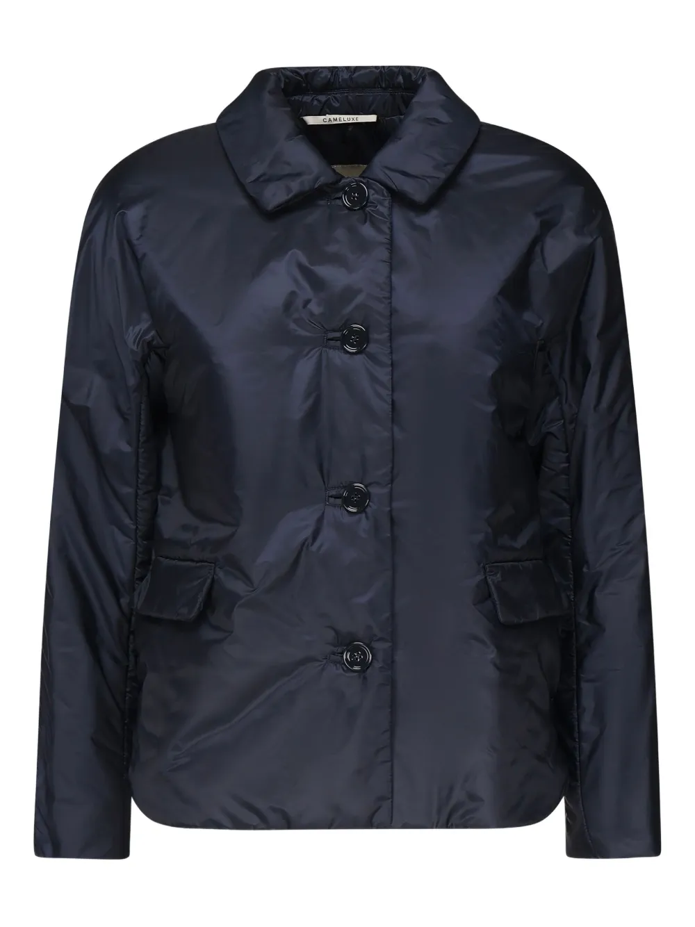 Max Mara Jack met klepzak en knoopsluiting Blauw