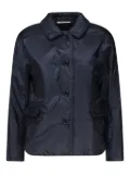 Max Mara button-fastening flap-pocket jacket - Blue