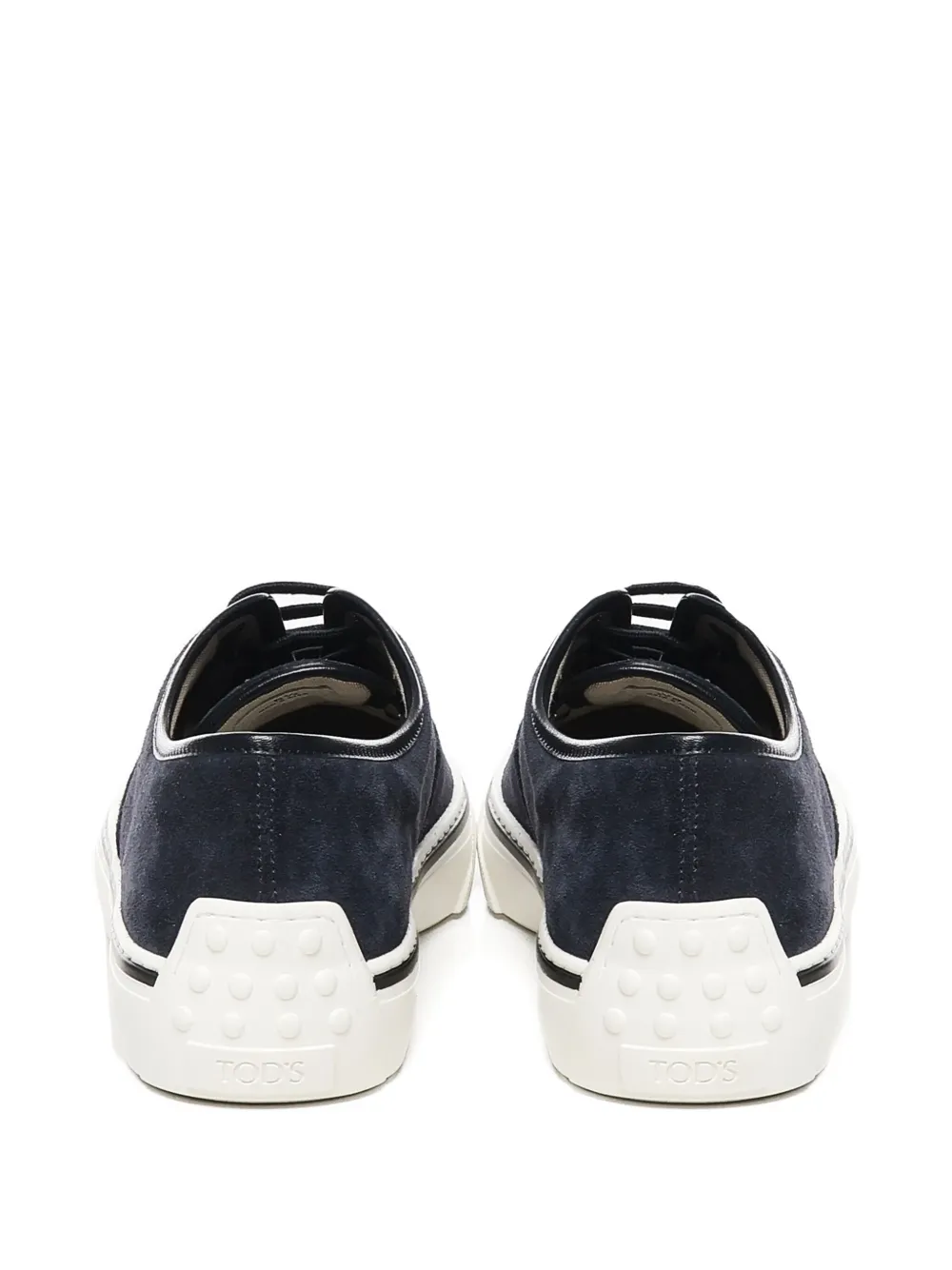 Tod's round-toe lace-up sneakers Blue