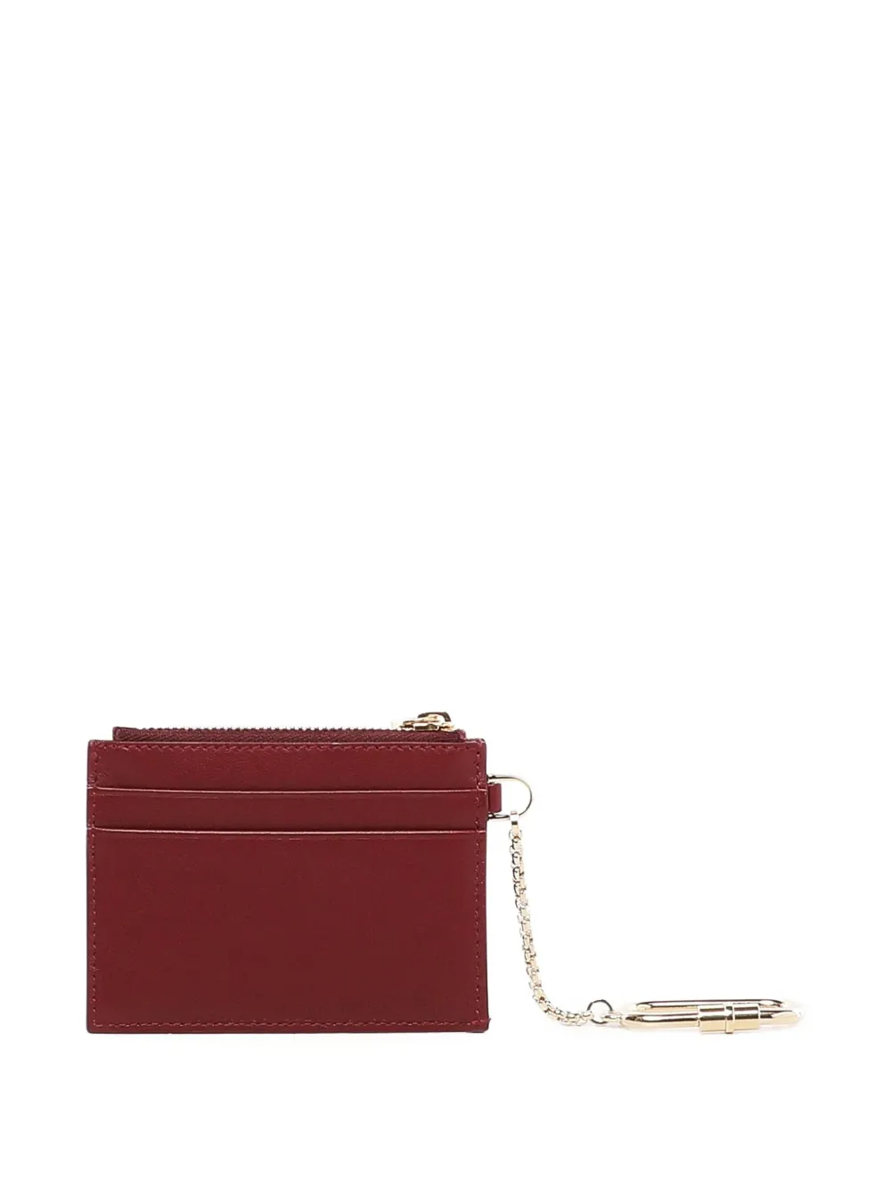 Ferragamo zip-up cardholder Rood