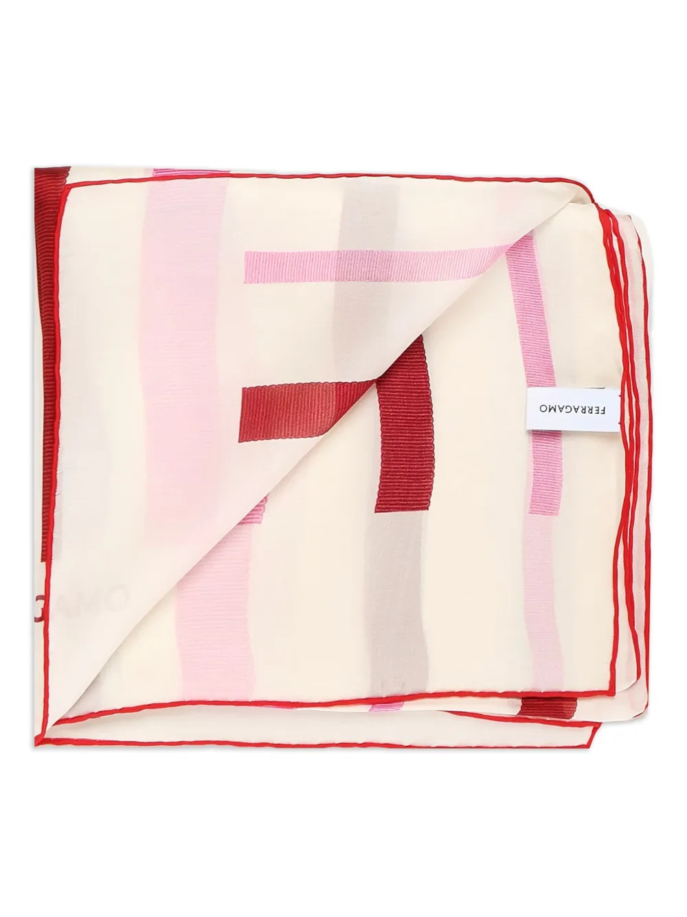 Ferragamo striped-print silk scarf | Image 2