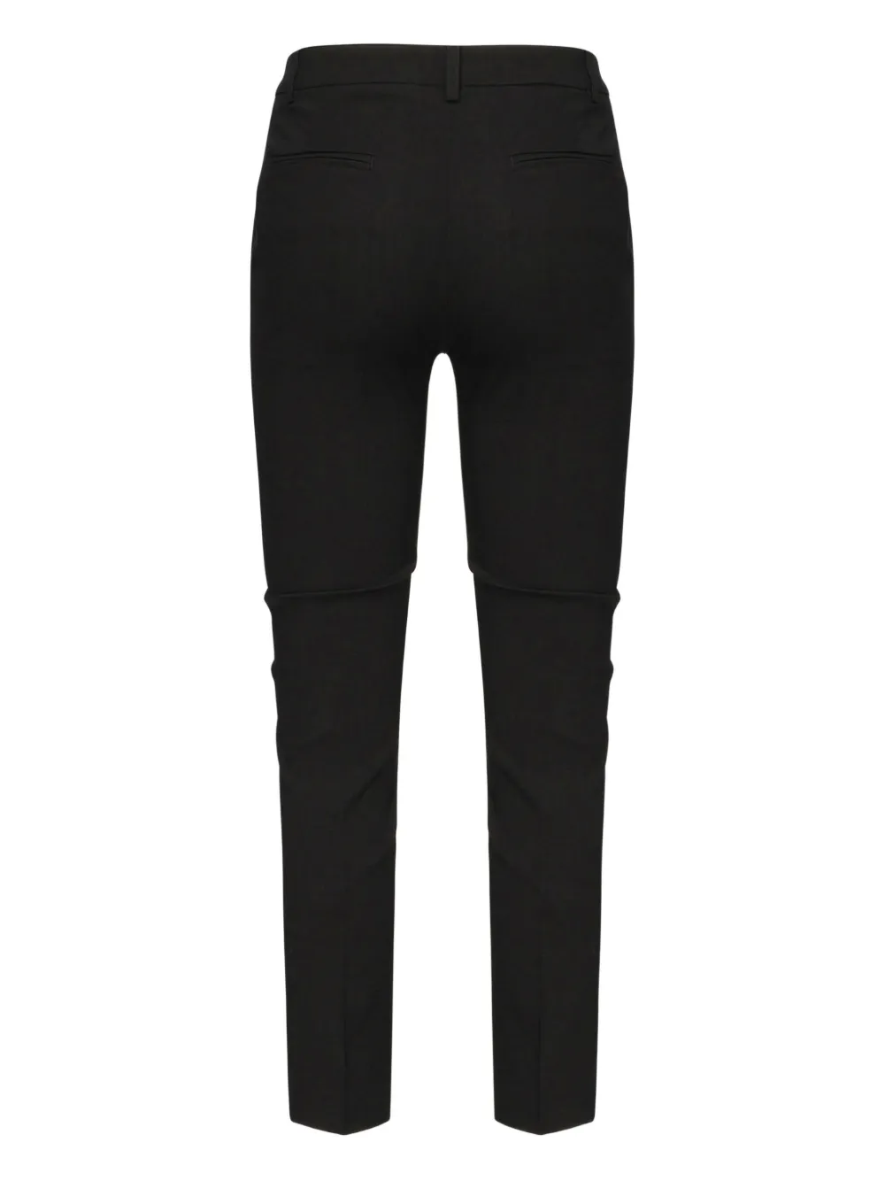 PINKO side-pockets straight trousers Zwart