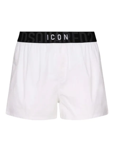 DSQUARED2 logo-print swim shorts