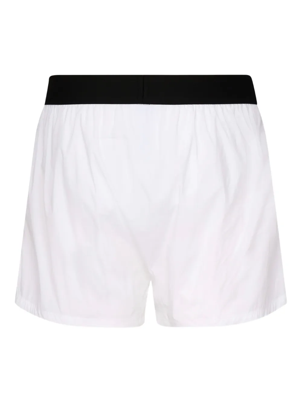 DSQUARED2 logo-print swim shorts Wit