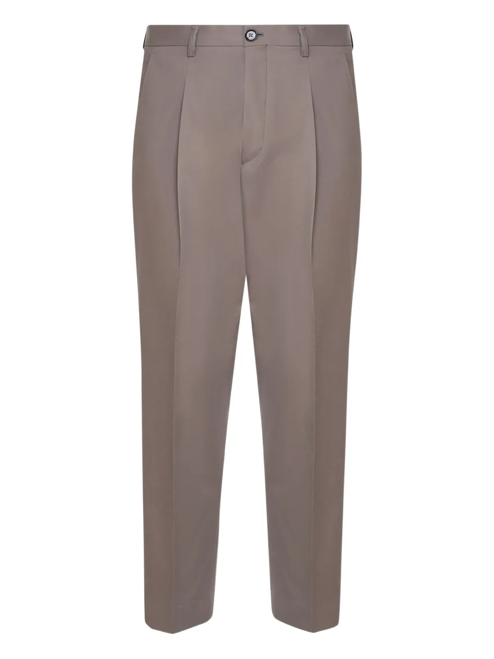BE ABLE Broek met geplooide voorkant Beige