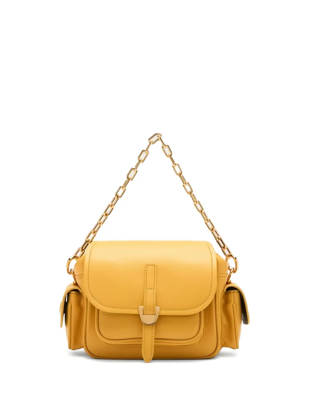 Coccinelle Mini Campus Shoulder Bag In Yellow