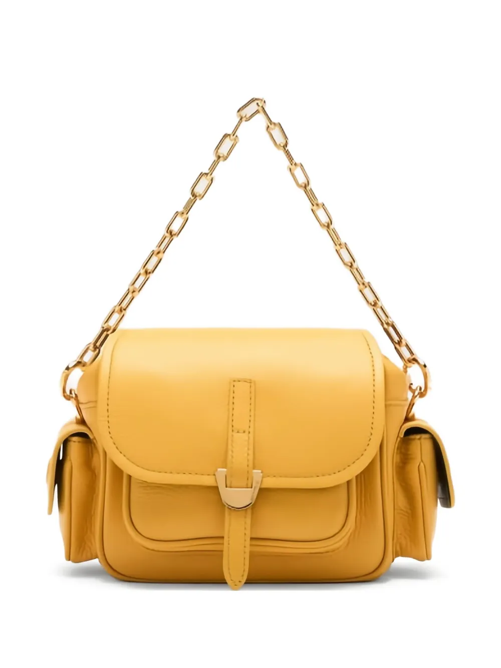 Coccinelle mini Campus shoulder bag | Yellow | Image 1
