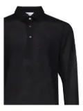 John Galliano long-sleeve button polo shirt - Blue
