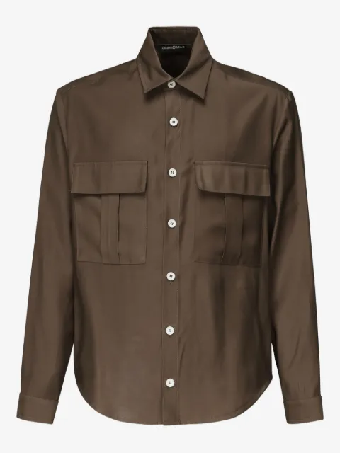Giuliano Galiano camisa con bolsillos