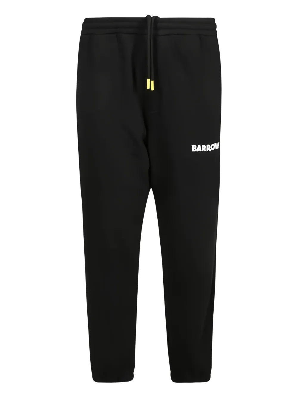 Barrow Logo-embroidered Cuffed Track Pants In Black