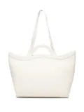 Coccinelle Amalia curved-handle leather tote bag - Neutrals