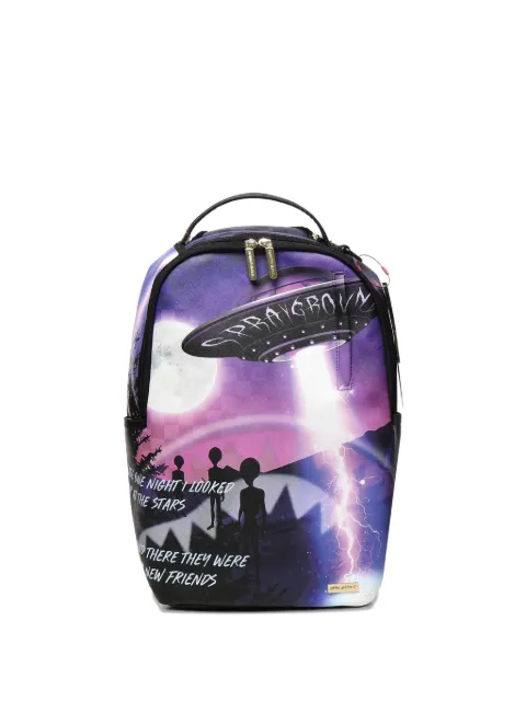 Sprayground Rucksack mit Alien-Print