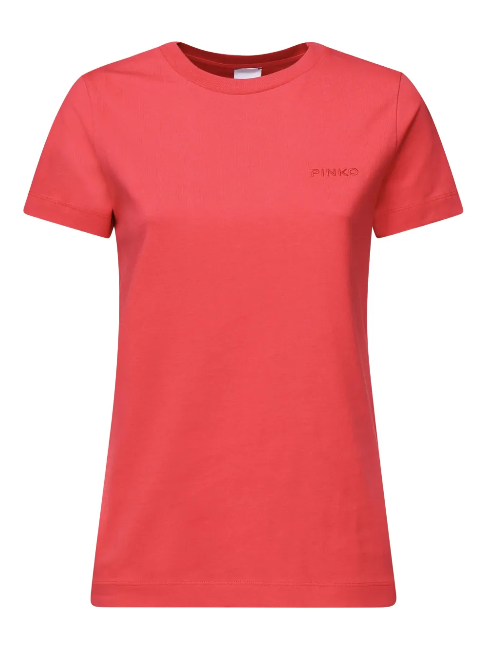 PINKO T-shirt met geborduurd logo Rood