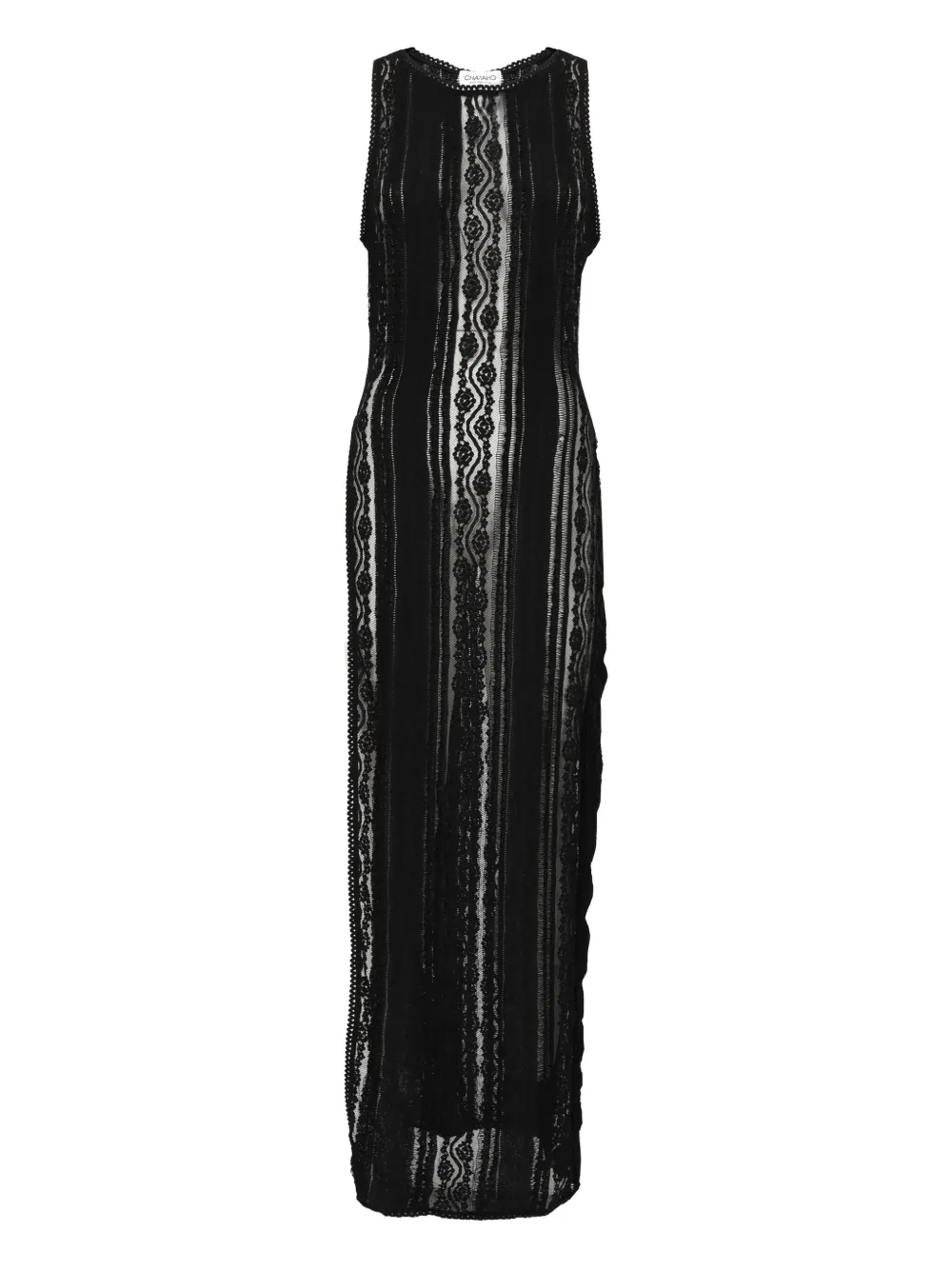 Charo Ruiz Ibiza lace-pattern sleeveless dress - ブラック Charo Ruiz Ibiza lace-pattern sleeveless dress - ブラック