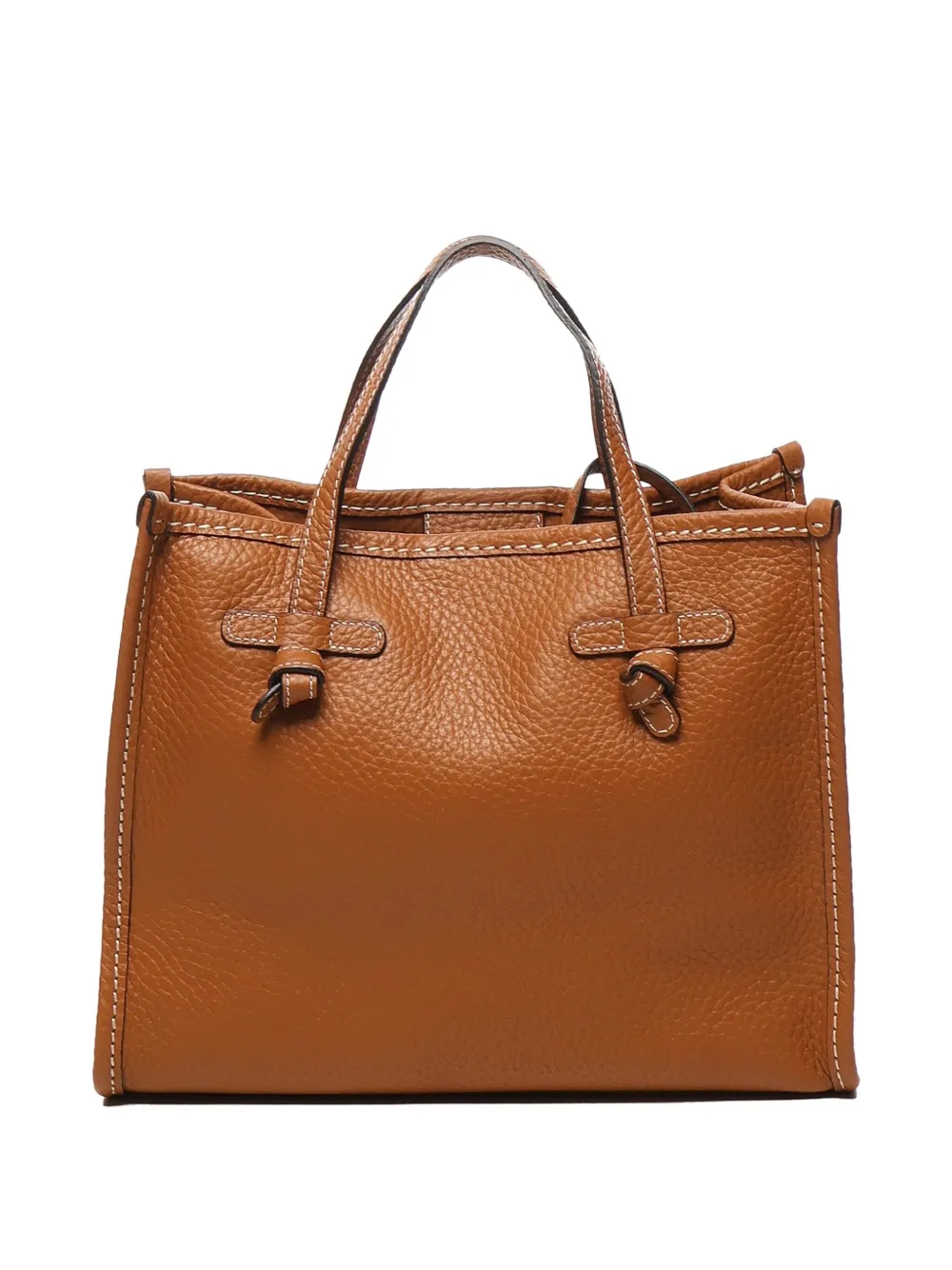 GIANNI CHIARINI Miss Marcela leather-handle tote bag Bruin