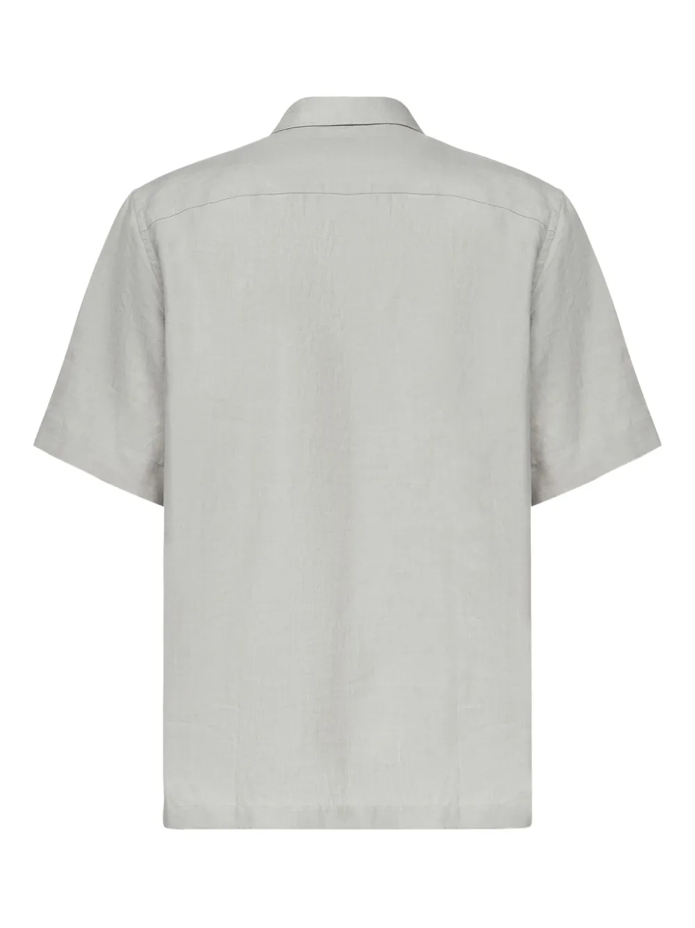 Loro Piana Overhemd met zak en korte mouwen Beige