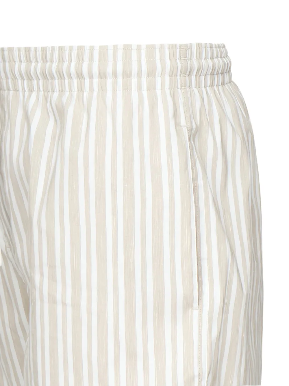 Loro Piana Gestreepte shorts Beige
