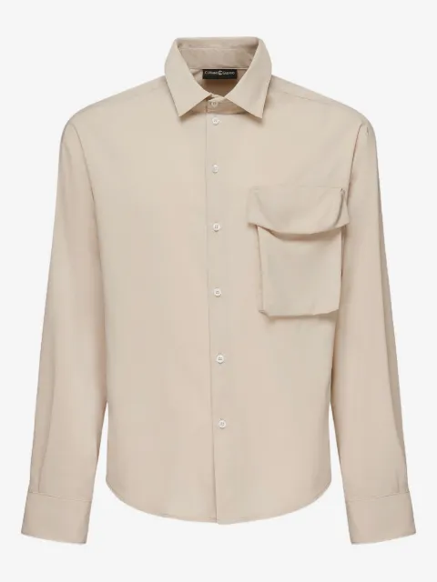 Giuliano Galiano chemise en soie à poche poitrine