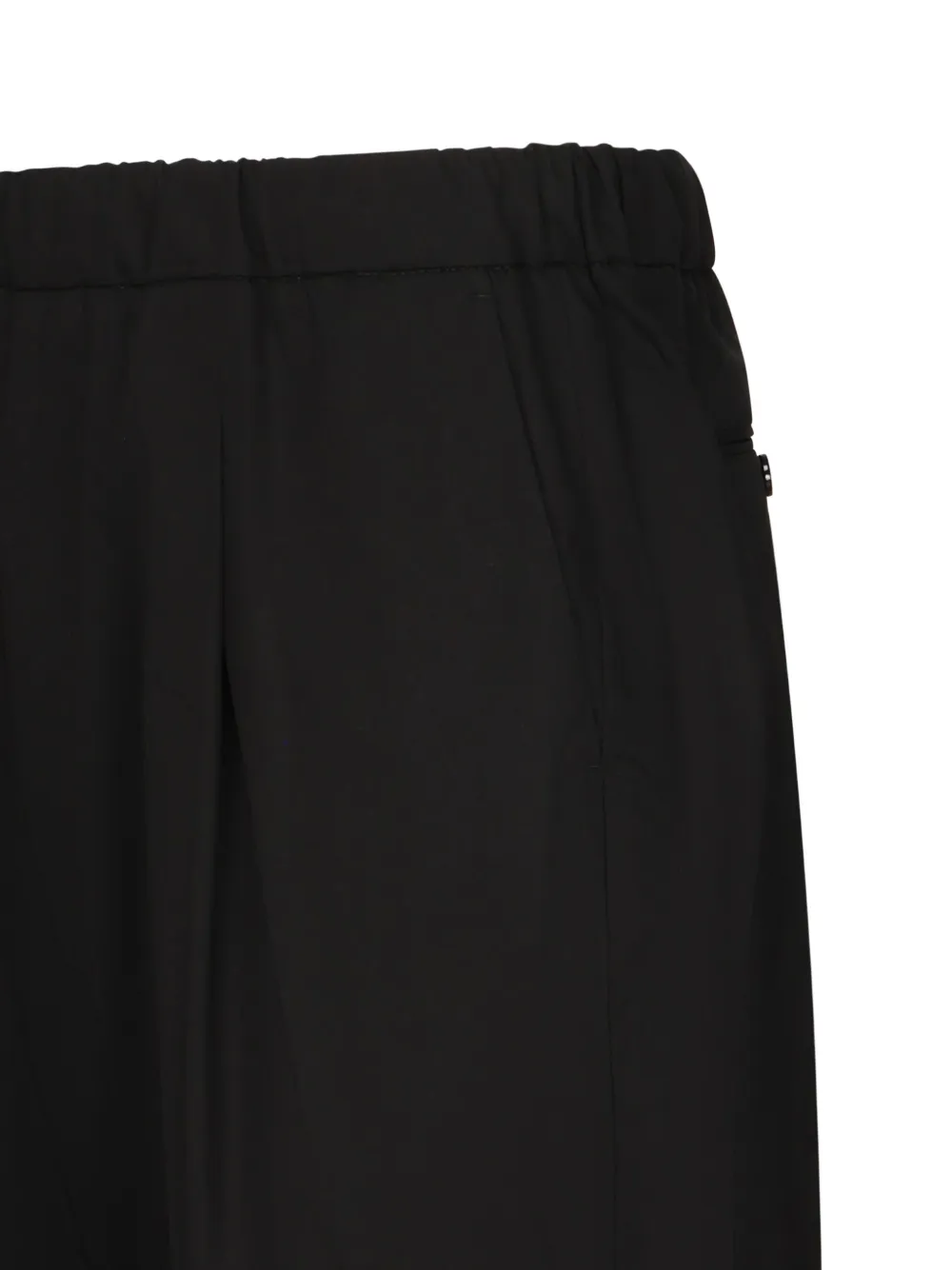 BE ABLE Broek met elastische taille en gespsluiting Zwart