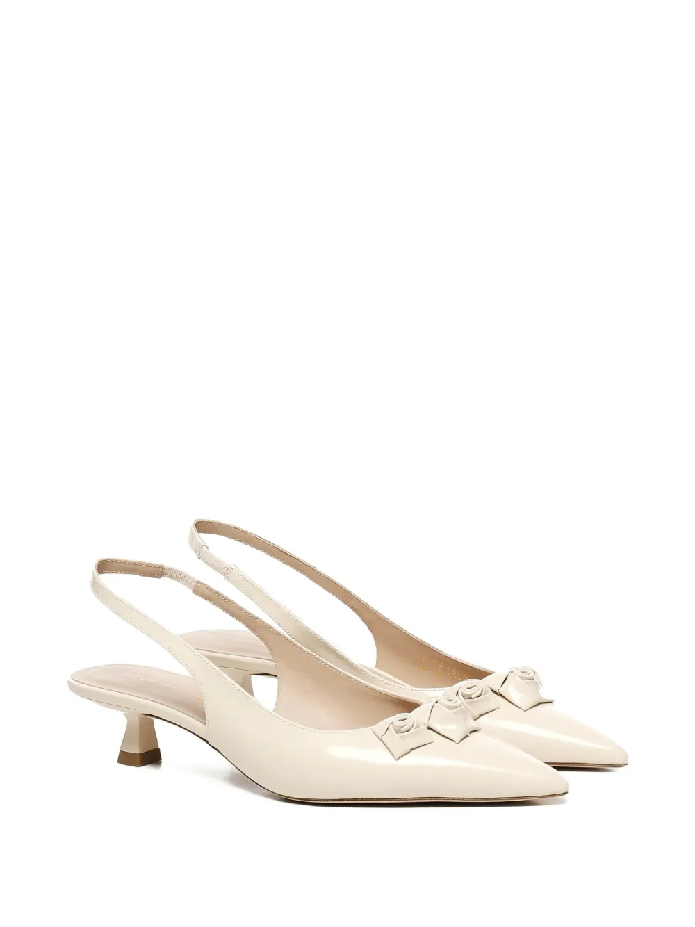 Stuart Weitzman 35mm Rosie slingback pumps Neutrals