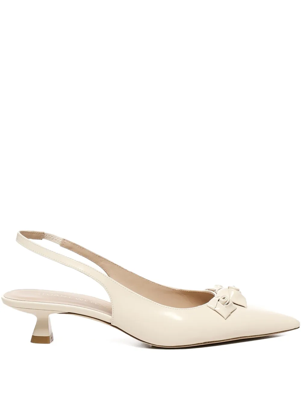 Stuart Weitzman 35mm Rosie slingback pumps Neutrals