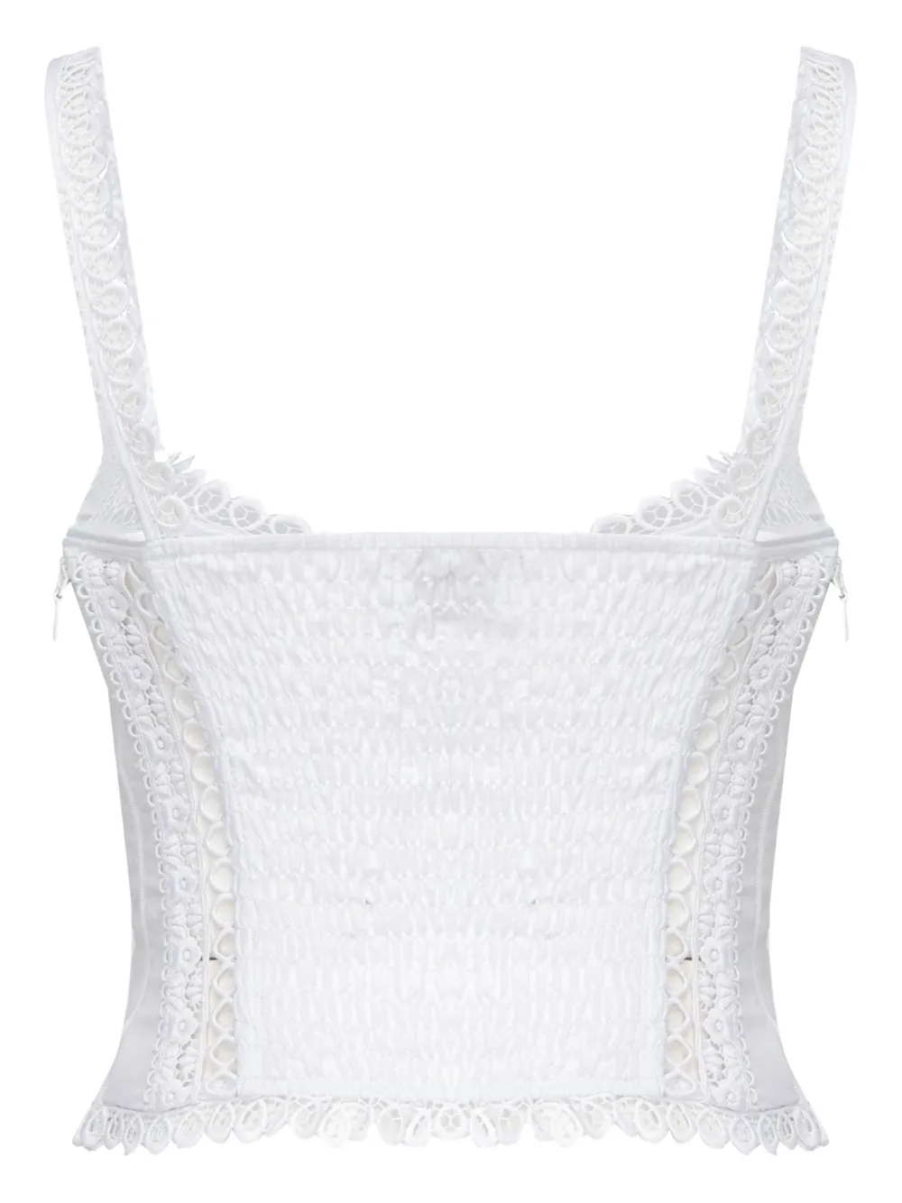Charo Ruiz Ibiza guipure-lace sweetheart tank top | Vests & Tank Tops | Image 2