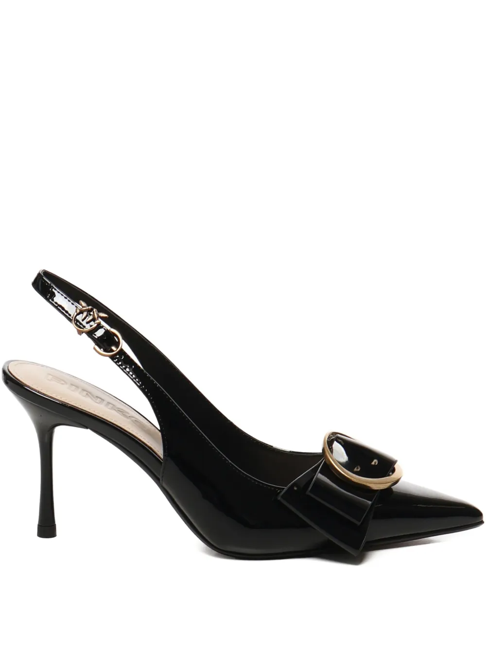 PINKO 80 mm slingback pumps met gesp Zwart