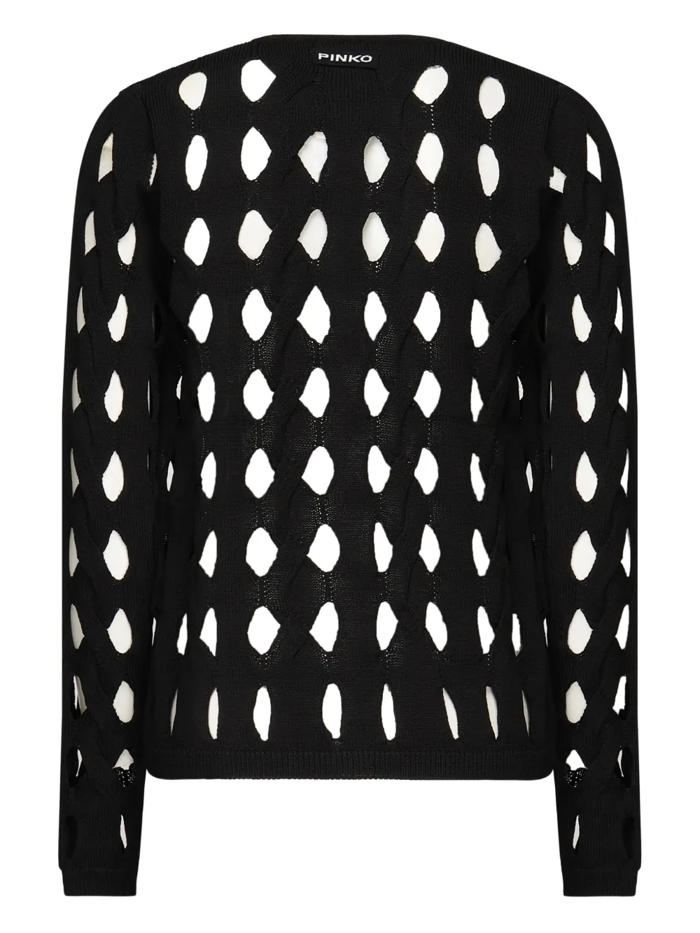 PINKO open-knit cardigan Zwart