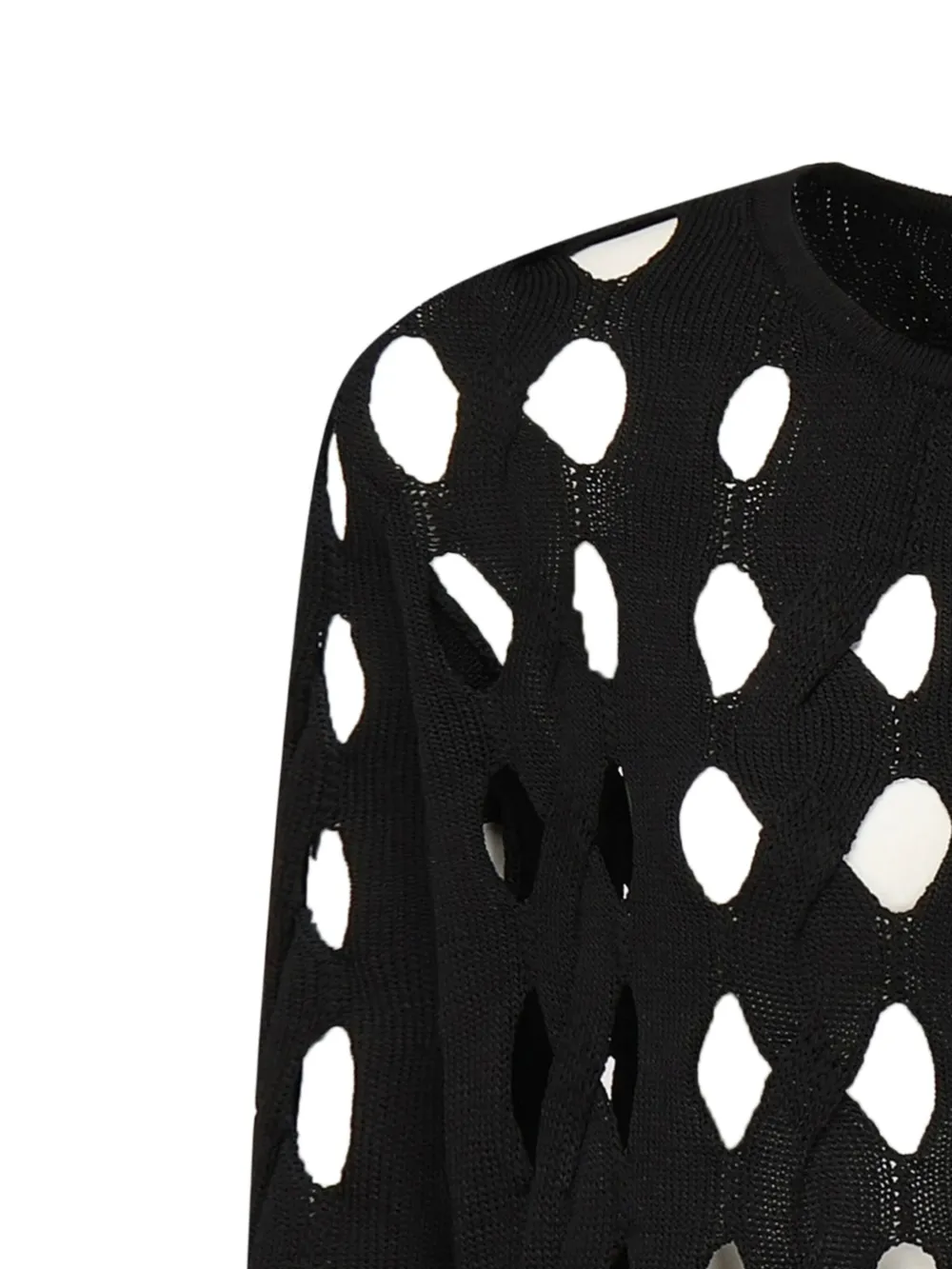 PINKO open-knit cardigan Zwart