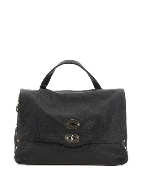 Zanellato stud-embellished leather mini bag