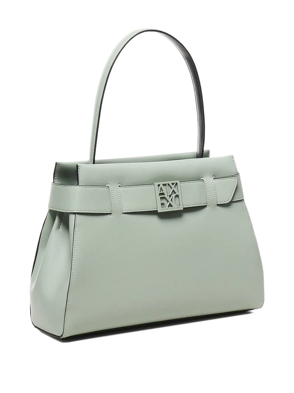 Armani Exchange Crossbodytas met logoplakkaat Groen