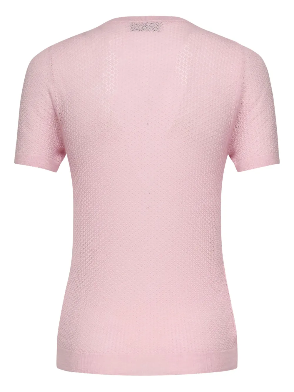 Miu Top met intarsia kant Roze