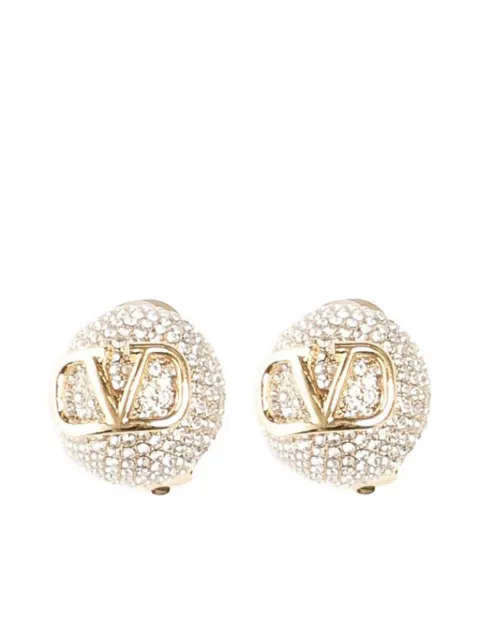 Valentino Garavani VLogo Signature crystal-embellished earrings