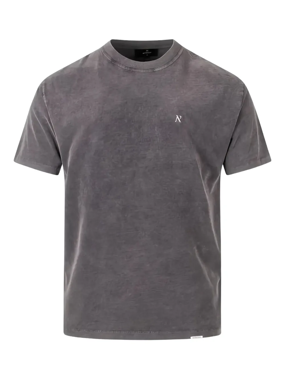 Represent acid-wash logo T-shirt Grijs