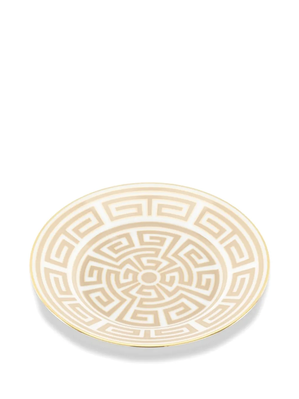 Ginori 1735 Labirinto Greek-key Pattern Plate In White