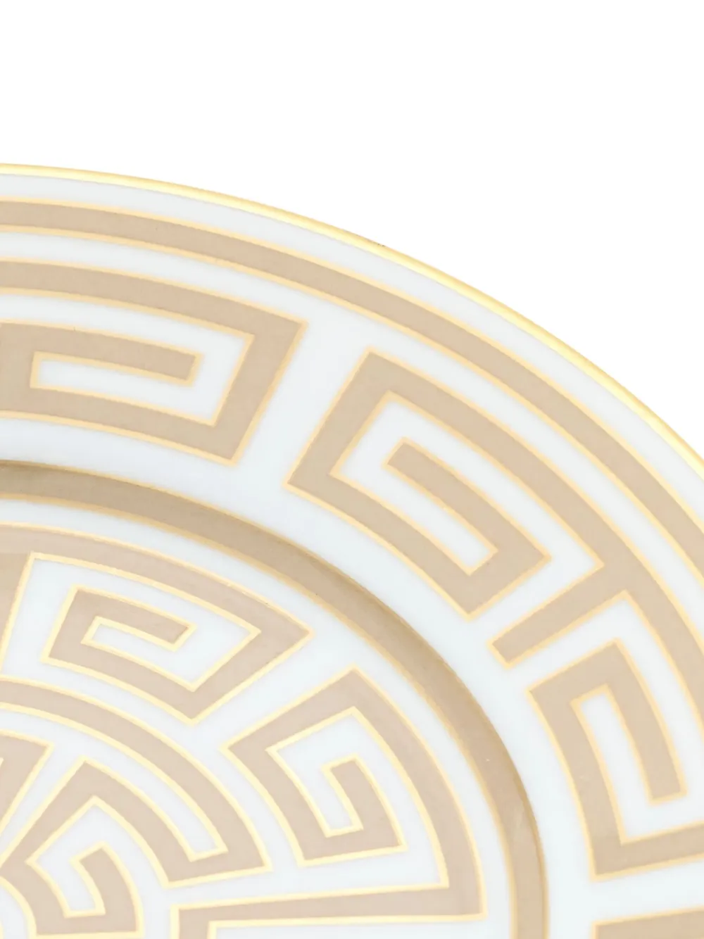 Ginori 1735 Labirinto Greek-key Pattern Plate In White