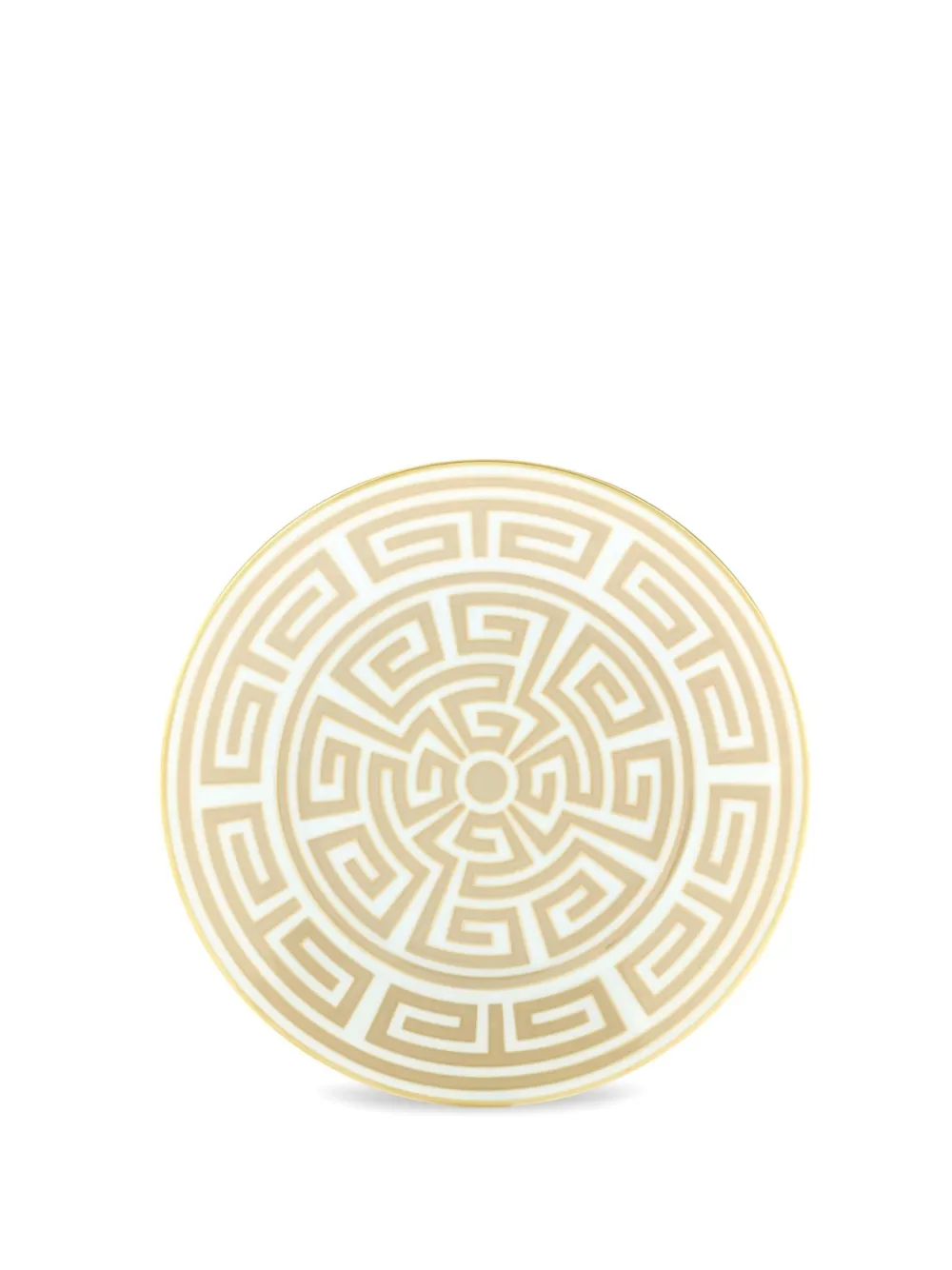 Ginori 1735 Labirinto Greek-key Pattern Plate In White
